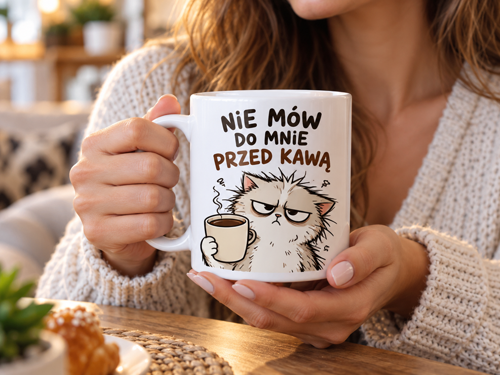 Wizualizacja humorystycznego kubka sublimacyjnego – Gastroprint
